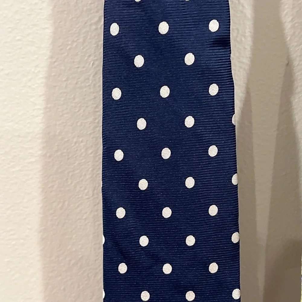 Tommy Hilfiger Neck Ties Mens Silk Green Whale Blue Polka Dot School  Lot of 2